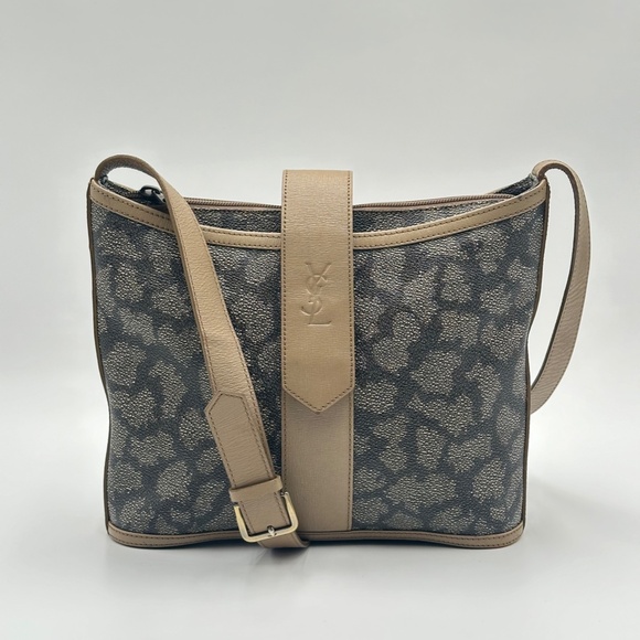 Authentic YSL Vintage Adjustable Canvas Handbag - Picture 1 of 15